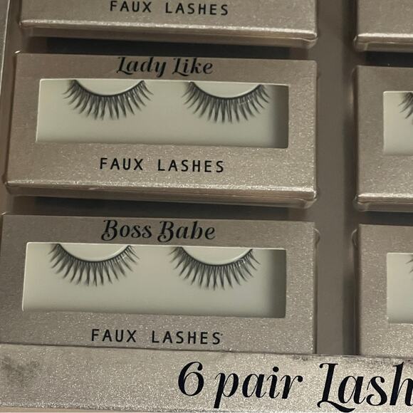 Makeup Beauty Assorted Styles   Six Pairs Lash Set Kit   New in Box - Picture 4 of 10